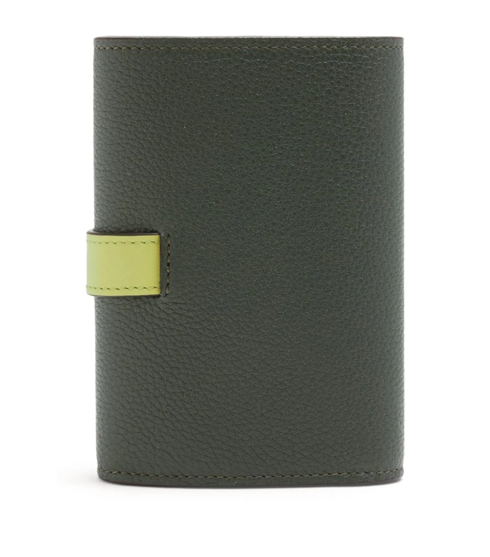 LOEWE Leather Anagram Vertical Wallet VINTAGE KHAKI/LIME Y Wallets 4 LOEWE Leather Anagram Vertical Wallet VINTAGE KHAKI/LIME Y Wallets - Image 2
