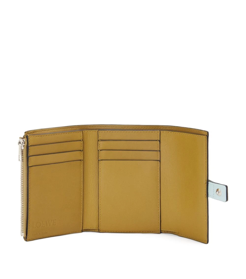 LOEWE Leather Anagram Vertical Wallet CRYSTAL BLUE/LIME Wallets 6 LOEWE Leather Anagram Vertical Wallet CRYSTAL BLUE/LIME Wallets - Image 4