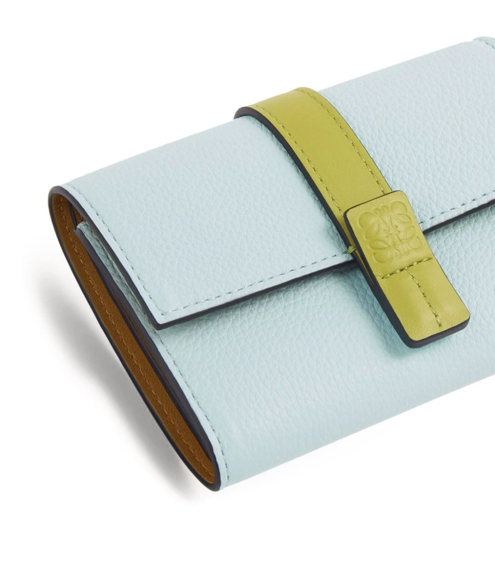 LOEWE Leather Anagram Vertical Wallet CRYSTAL BLUE/LIME Wallets 7 LOEWE Leather Anagram Vertical Wallet CRYSTAL BLUE/LIME Wallets - Image 5