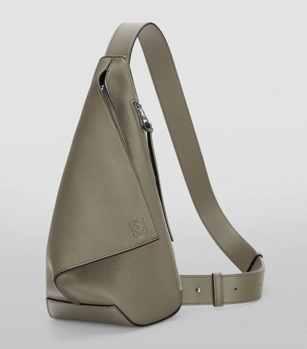 LOEWE Leather Anton Sling Cross-Body Bag DARK MOSS Messenger Bags 4 LOEWE Leather Anton Sling Cross-Body Bag DARK MOSS Messenger Bags - Image 2