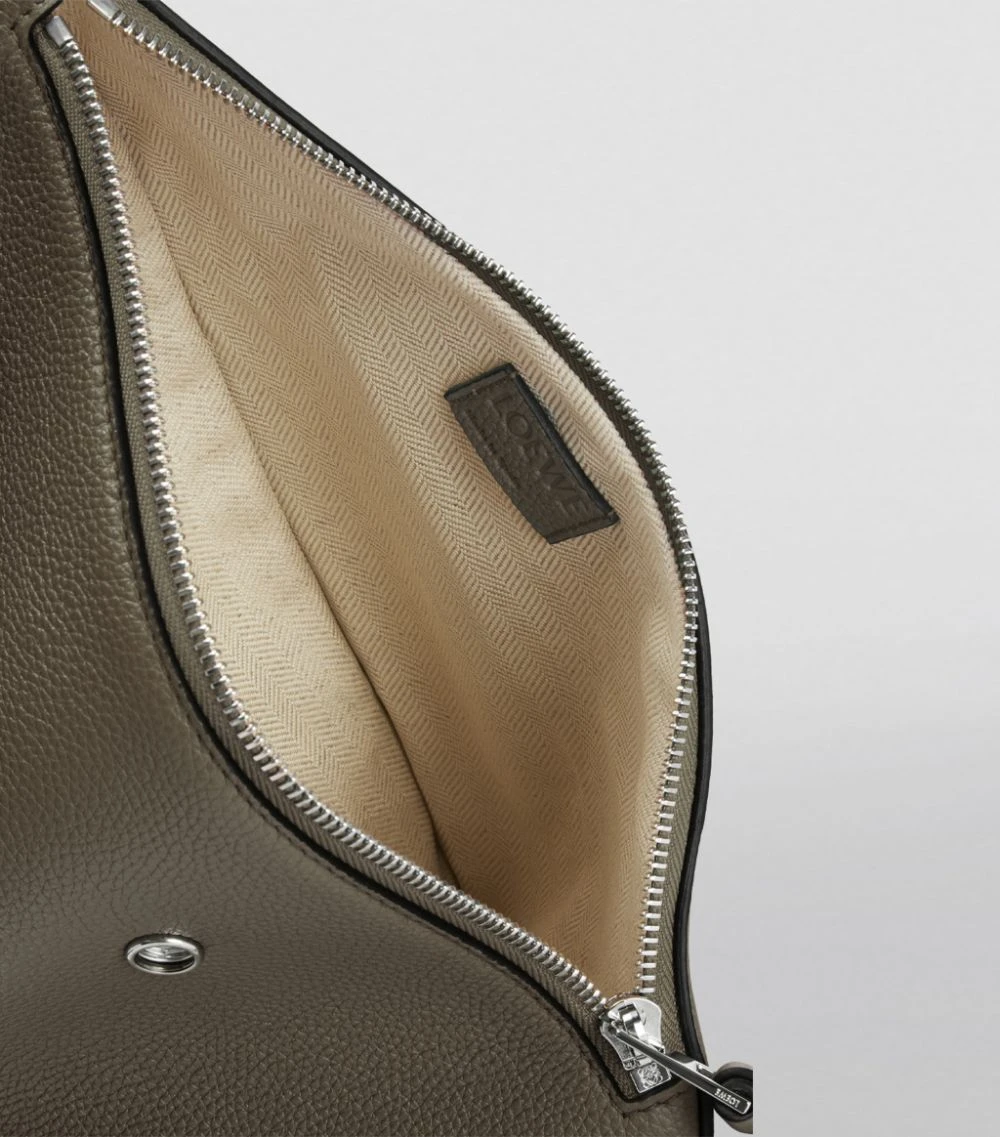 LOEWE Leather Anton Sling Cross-Body Bag DARK MOSS Messenger Bags 6 LOEWE Leather Anton Sling Cross-Body Bag DARK MOSS Messenger Bags - Image 4