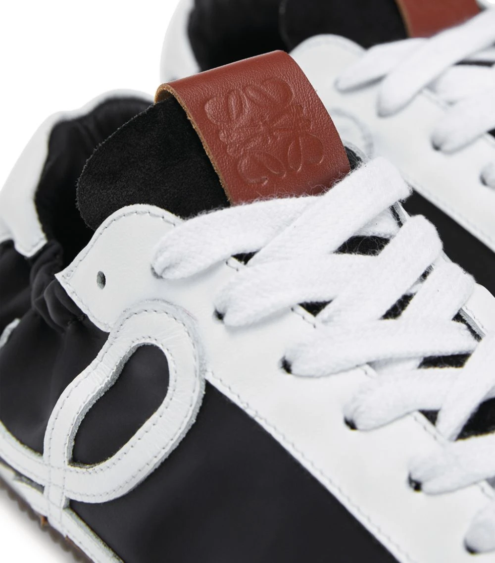 LOEWE Leather Ballet Runner Sneakers BLACK/WHITE/BROWN Low-Top Sneakers 6 LOEWE Leather Ballet Runner Sneakers BLACK/WHITE/BROWN Low-Top Sneakers - Image 4