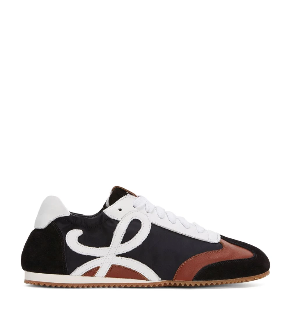 LOEWE Leather Ballet Runner Sneakers BLACK/WHITE/BROWN Low-Top Sneakers 3 LOEWE Leather Ballet Runner Sneakers BLACK/WHITE/BROWN Low-Top Sneakers