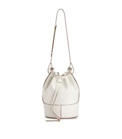 LOEWE Leather Balloon Bag SOFT WHITE Shoulder Bags -LOEWE Sales loewe leather balloon bag 15125420 26040916 1000