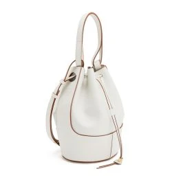 LOEWE Leather Balloon Bag SOFT WHITE Shoulder Bags -LOEWE Sales loewe leather balloon bag 15125420 26040918 1000
