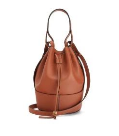 LOEWE Leather Balloon Bag TAN Shoulder Bags
