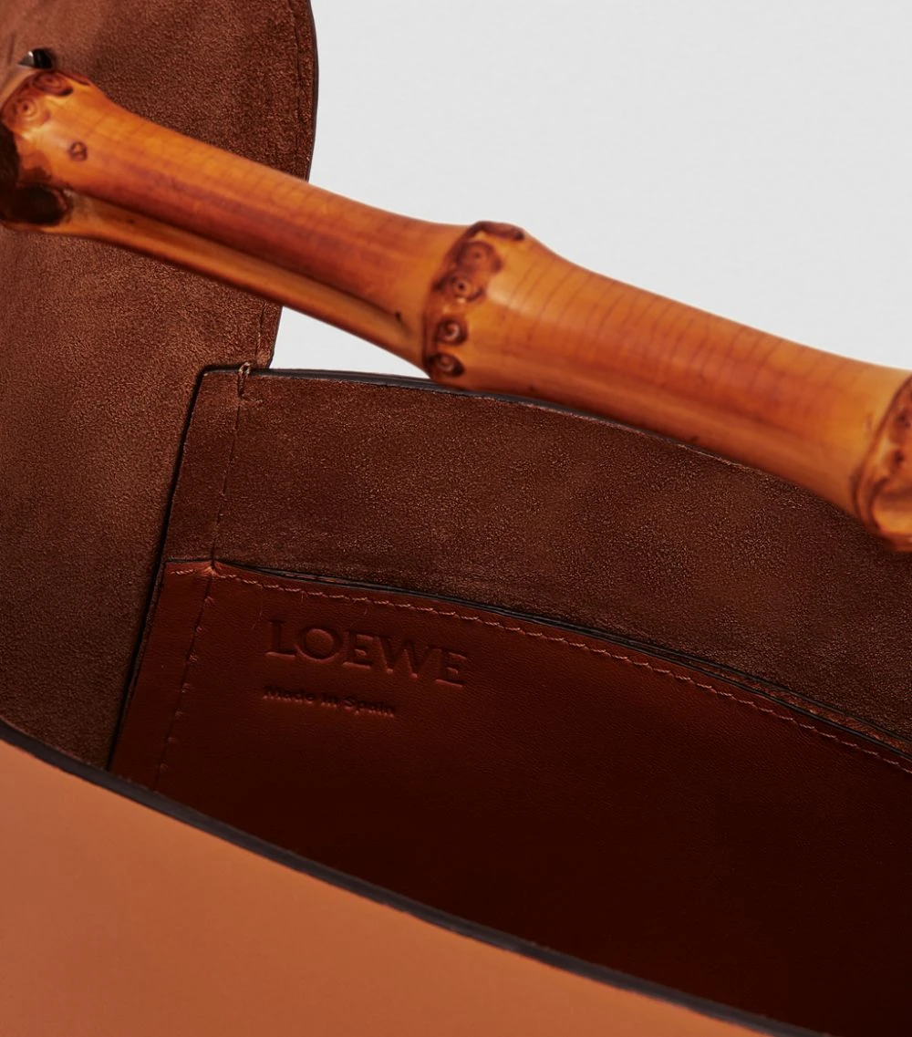 LOEWE Leather Bamboo Bucket Bag TAN Bucket Bags 6 LOEWE Leather Bamboo Bucket Bag TAN Bucket Bags - Image 4