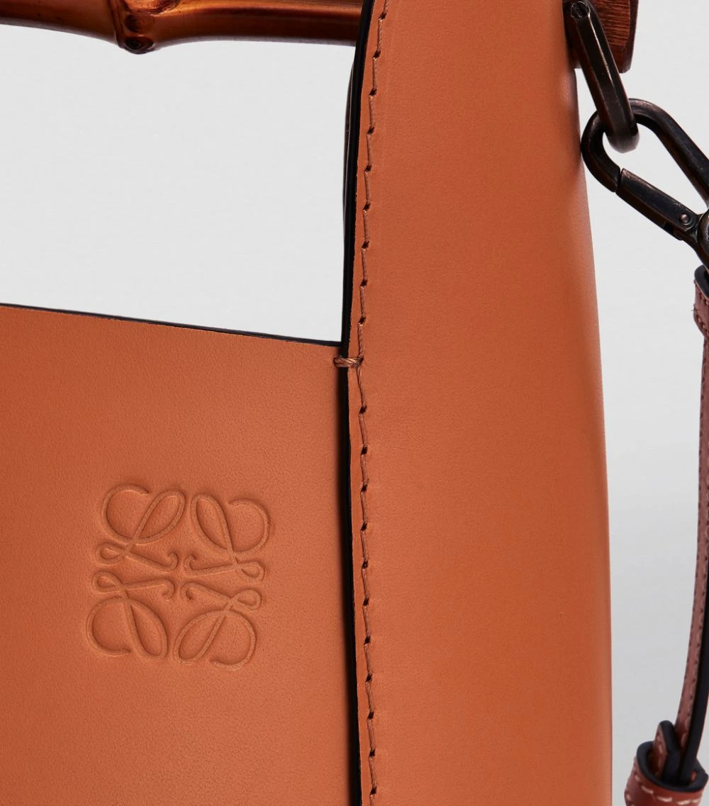 LOEWE Leather Bamboo Bucket Bag TAN Bucket Bags 7 LOEWE Leather Bamboo Bucket Bag TAN Bucket Bags - Image 5