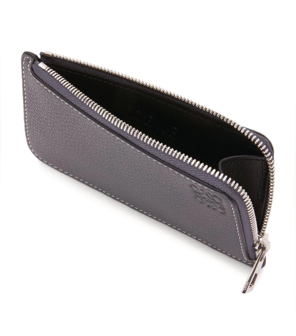 LOEWE Leather Card Holder ANTHRACITE Cardholders 4 LOEWE Leather Card Holder ANTHRACITE Cardholders - Image 2