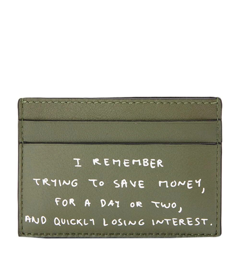 LOEWE Leather Card Holder AVOCADO GREEN Cardholders 5 LOEWE Leather Card Holder AVOCADO GREEN Cardholders - Image 3