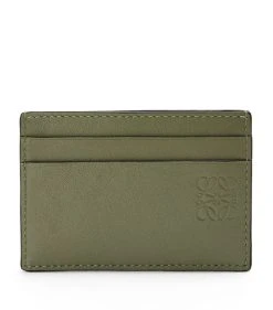 LOEWE Leather Card Holder AVOCADO GREEN Cardholders