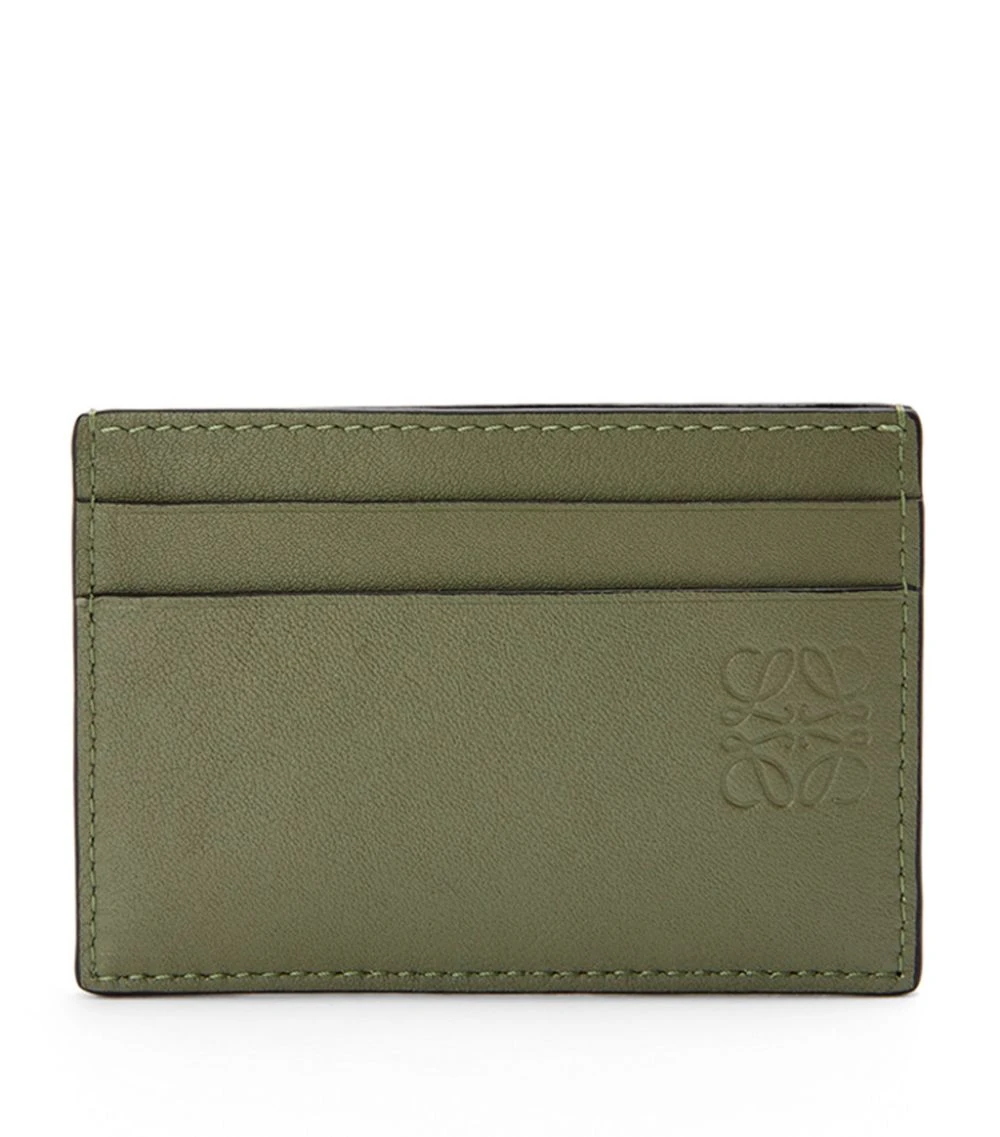 LOEWE Leather Card Holder AVOCADO GREEN Cardholders 3 LOEWE Leather Card Holder AVOCADO GREEN Cardholders