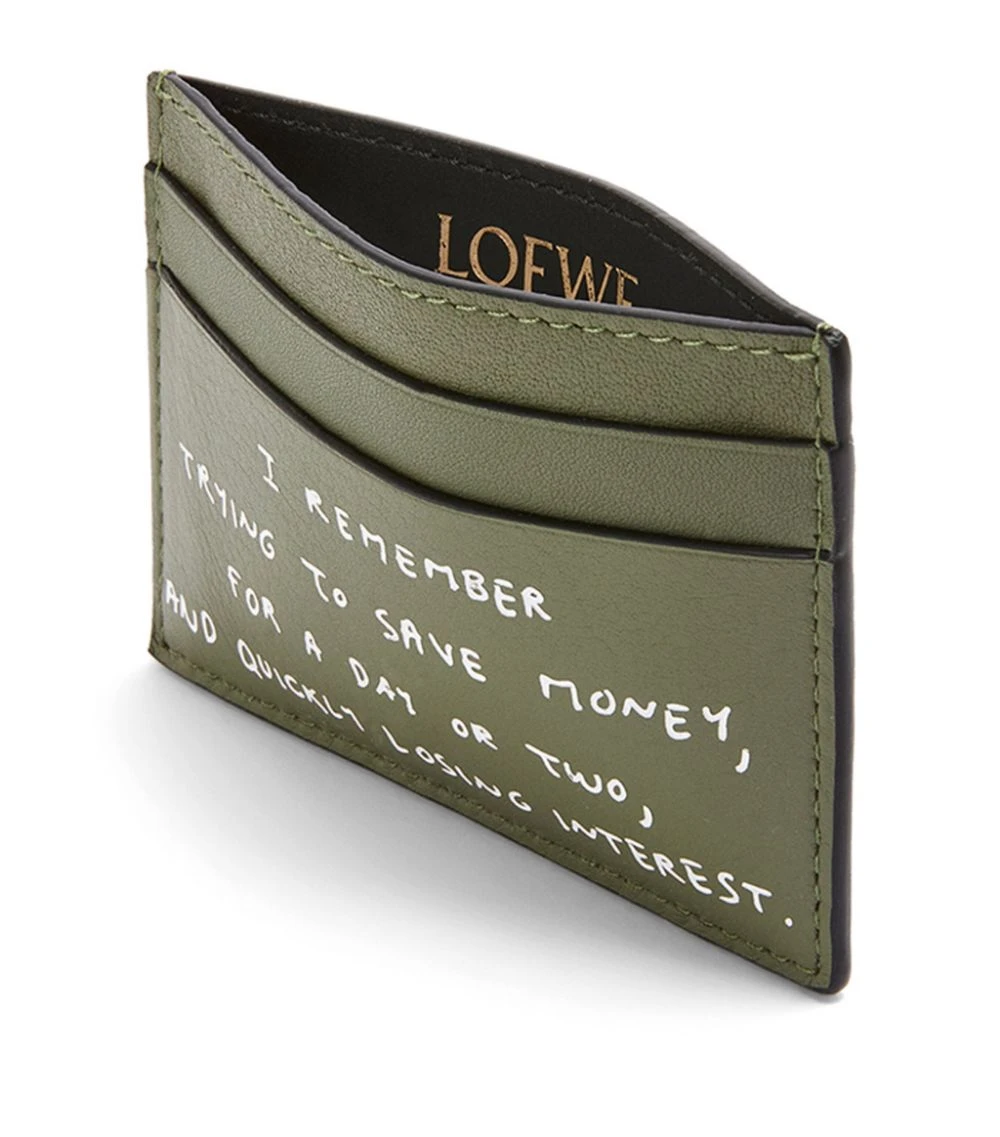LOEWE Leather Card Holder AVOCADO GREEN Cardholders 4 LOEWE Leather Card Holder AVOCADO GREEN Cardholders - Image 2