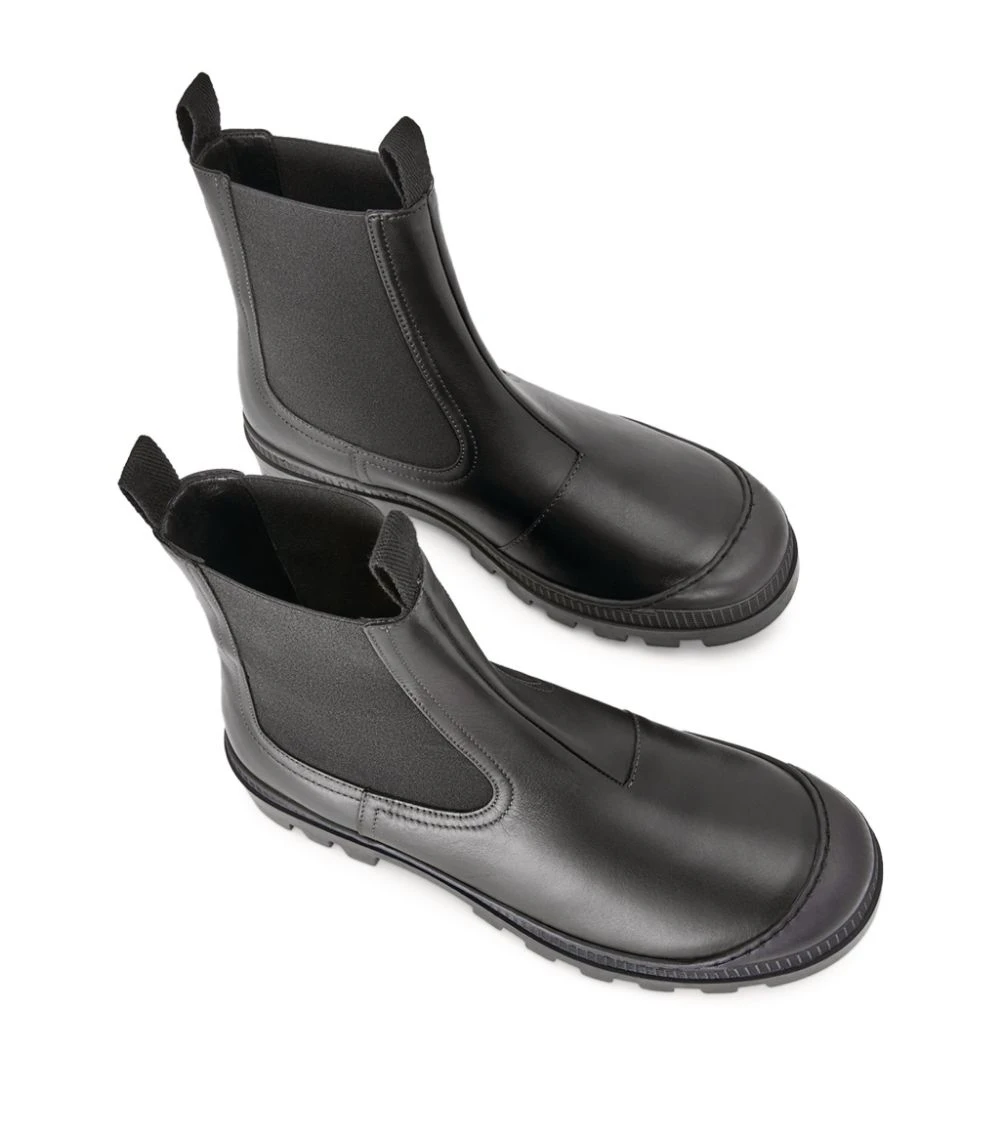 LOEWE Leather Chelsea Boots BLACK 5 LOEWE Leather Chelsea Boots BLACK - Image 3