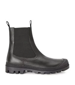 LOEWE Leather Chelsea Boots BLACK