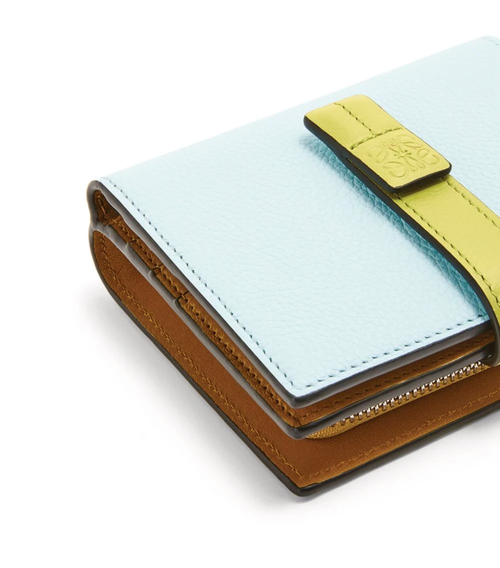 LOEWE Leather Compact Bifold Wallet CRYSTAL BLUE/LIME Wallets 6 LOEWE Leather Compact Bifold Wallet CRYSTAL BLUE/LIME Wallets - Image 4