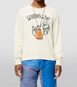 LOEWE Leather Contrast-Cord Keyring HONEY Jewellery -LOEWE Sales loewe leather contrast cord keyring 16631800 32816766 1000