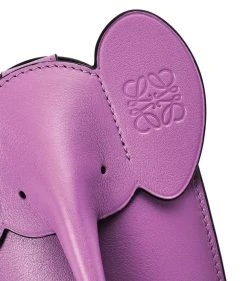 LOEWE Leather Elephant Pocket Bag BRIGHT PURPLE Mini Bags -LOEWE Sales loewe leather elephant pocket bag 17583141 36549455 1000