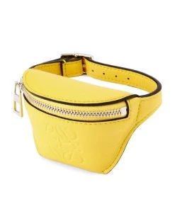 LOEWE Leather Logo Coin Purse Bracelet YELLOW Pouches -LOEWE Sales loewe leather logo coin purse bracelet 17581340 37441420 1000