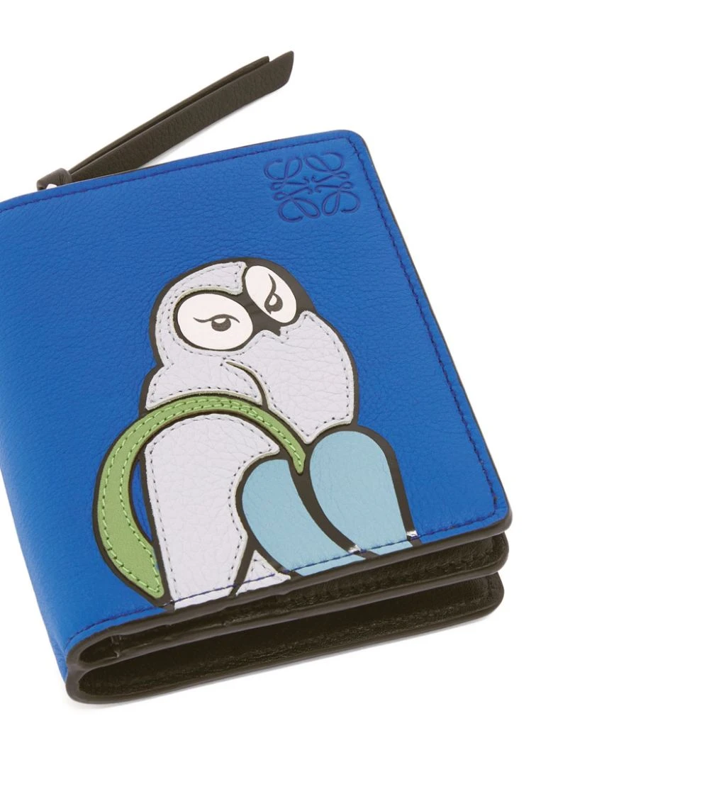 LOEWE Leather Owl Zipped Wallet ROYAL BLUE Wallets 7 LOEWE Leather Owl Zipped Wallet ROYAL BLUE Wallets - Image 5