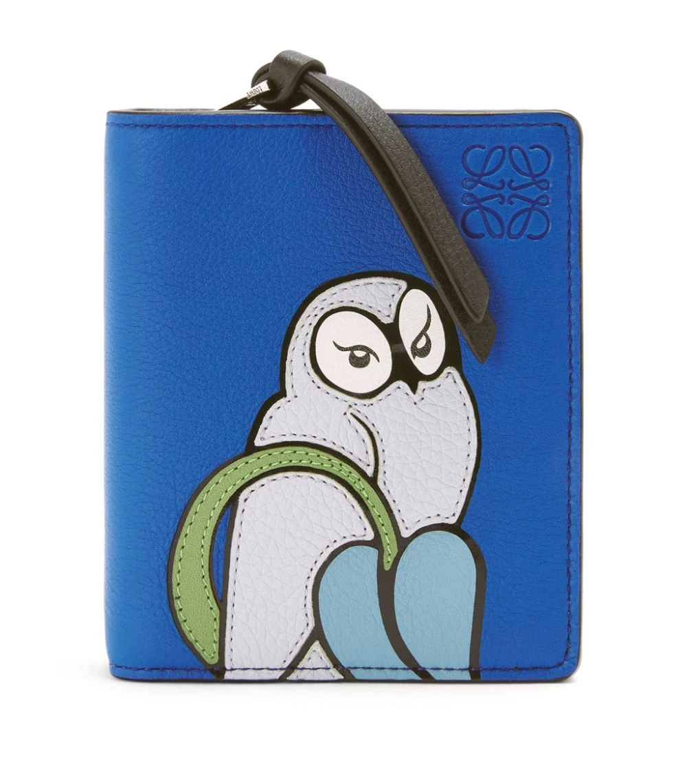 LOEWE Leather Owl Zipped Wallet ROYAL BLUE Wallets 3 LOEWE Leather Owl Zipped Wallet ROYAL BLUE Wallets