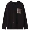 LOEWE Leather-Patch Anagram Hoodie BLACK Hoodies 2 LOEWE Leather-Patch Anagram Hoodie BLACK Hoodies -LOEWE Sales loewe leather patch anagram hoodie 16931353 33638095 1000