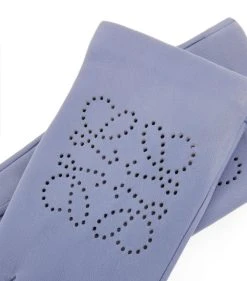 LOEWE Leather Perforated Anagram Gloves ATLANTIC BLUE 7 LOEWE Leather Perforated Anagram Gloves ATLANTIC BLUE -LOEWE Sales loewe leather perforated anagram gloves 17582199 37440614 1000