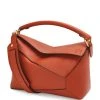 LOEWE Leather Puzzle Bag RED ORANGE Shoulder Bags 2 LOEWE Leather Puzzle Bag RED ORANGE Shoulder Bags -LOEWE Sales loewe leather puzzle bag 17052836 34065737 1000