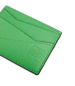 LOEWE Leather Puzzle Card Holder APPLE GREEN Cardholders -LOEWE Sales loewe leather puzzle card holder 17581370 36906481 1000