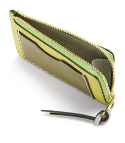 LOEWE Leather Puzzle Card Holder LIME YELLOW/AVOCADO Card Holders -LOEWE Sales loewe leather puzzle card holder 17581398 36783967 1000