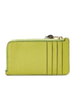 LOEWE Leather Puzzle Card Holder LIME YELLOW/AVOCADO Card Holders -LOEWE Sales loewe leather puzzle card holder 17581398 36788067 1000
