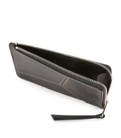 LOEWE Leather Puzzle Coin and Card Holder Black Cardholders -LOEWE Sales loewe leather puzzle coin and card holder 17581374 36908045 1000