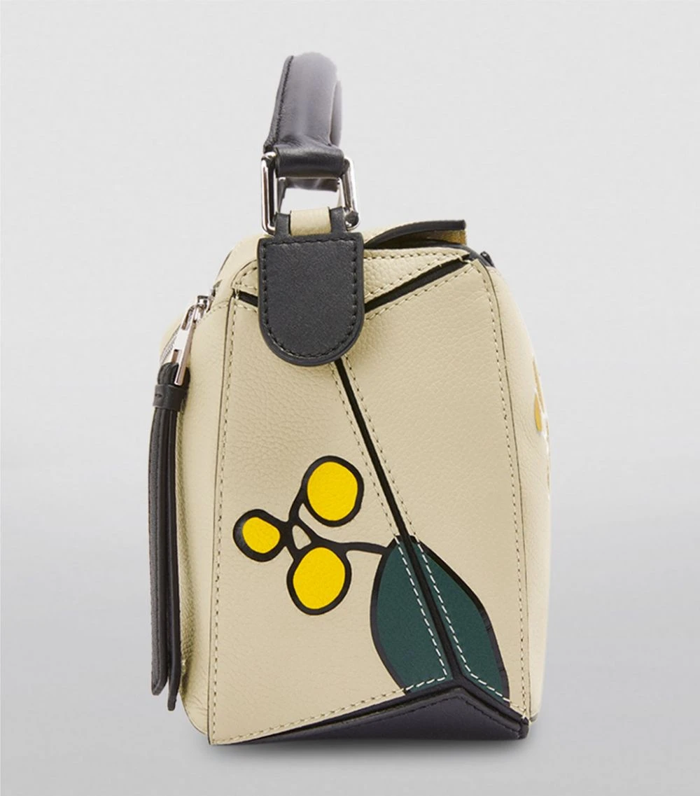 LOEWE Leather Puzzle Herbarium Shoulder Bag Light Oat Top Handle Bags 5 LOEWE Leather Puzzle Herbarium Shoulder Bag Light Oat Top Handle Bags - Image 4