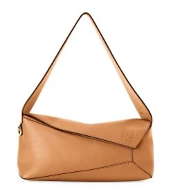 LOEWE Leather Puzzle Shoulder Bag WARM DESERT Shoulder Bags