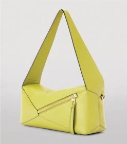 LOEWE Leather Puzzle Shoulder Bag LIME YELLOW Shoulder Bags 15 LOEWE Leather Puzzle Shoulder Bag LIME YELLOW Shoulder Bags -LOEWE Sales loewe leather puzzle shoulder bag 17582258 36873472 1000