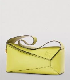 LOEWE Leather Puzzle Shoulder Bag LIME YELLOW Shoulder Bags 12 LOEWE Leather Puzzle Shoulder Bag LIME YELLOW Shoulder Bags -LOEWE Sales loewe leather puzzle shoulder bag 17582258 36875054 1000