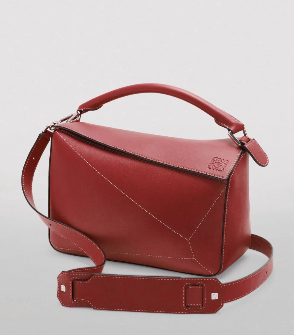LOEWE Leather Puzzle Soft Bag BURNT RED Crossbody Bags 4 LOEWE Leather Puzzle Soft Bag BURNT RED Crossbody Bags - Image 2