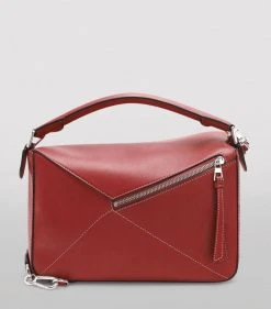 LOEWE Leather Puzzle Soft Bag BURNT RED Crossbody Bags 11 LOEWE Leather Puzzle Soft Bag BURNT RED Crossbody Bags -LOEWE Sales loewe leather puzzle soft bag 15657859 28186347 1000