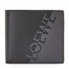 LOEWE Leather Signature Bifold Wallet ANTHRACITE/BLACK Wallets -LOEWE Sales loewe leather signature bifold wallet 17581377 37440544 1000