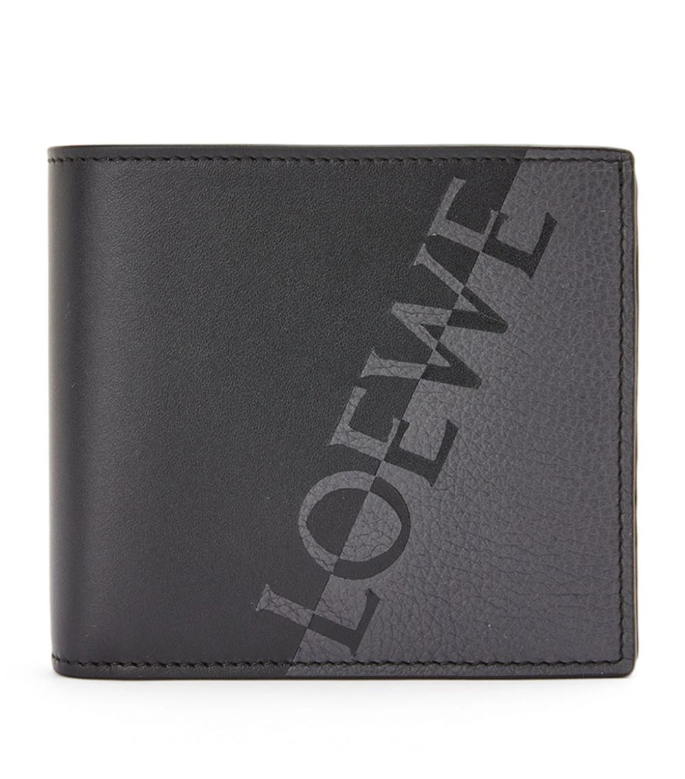 LOEWE Leather Signature Bifold Wallet ANTHRACITE/BLACK Wallets 3 LOEWE Leather Signature Bifold Wallet ANTHRACITE/BLACK Wallets