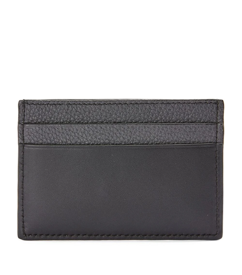 LOEWE Leather Signature Card Holder ANTHRACITE/BLACK Cardholders 5 LOEWE Leather Signature Card Holder ANTHRACITE/BLACK Cardholders - Image 3