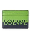 LOEWE Leather Signature Card Holder APPLE GREEN/DEEPNAVY Cardholders 2 LOEWE Leather Signature Card Holder APPLE GREEN/DEEPNAVY Cardholders -LOEWE Sales loewe leather signature card holder 17583138 37440591 1000