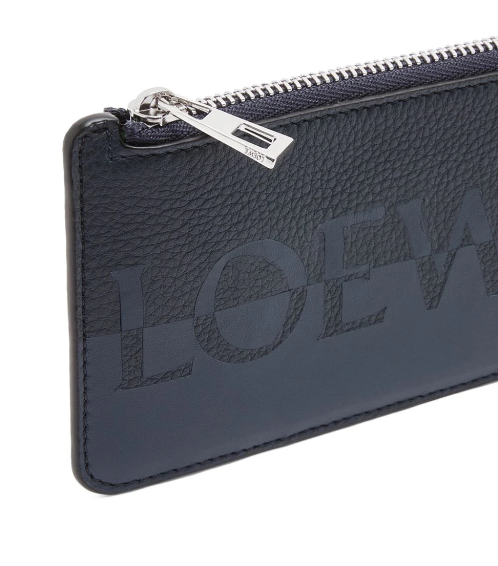 LOEWE Leather Signature Coin Card Holder OCEAN/APPLE GREEN Cardholders 6 LOEWE Leather Signature Coin Card Holder OCEAN/APPLE GREEN Cardholders - Image 4