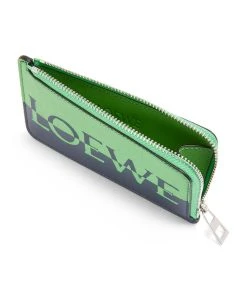 LOEWE Leather Signature Coin Card Holder APPLE GREEN/DEEPNAVY Cardholders 7 LOEWE Leather Signature Coin Card Holder APPLE GREEN/DEEPNAVY Cardholders -LOEWE Sales loewe leather signature coin card holder 17582268 37439518 1000