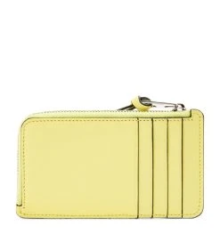 LOEWE Leather Words Coin Card Holder LIGHT YELLOW Cardholders -LOEWE Sales loewe leather words coin card holder 17581343 37439481 1000