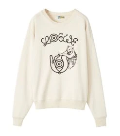 LOEWE Logo Sweatshirt SOFT WHITE Sweatshirts