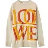 LOEWE Love Jacquard Sweater SAND Sweaters 2 LOEWE Love Jacquard Sweater SAND Sweaters -LOEWE Sales loewe love jacquard sweater 16930601 33635856 1000