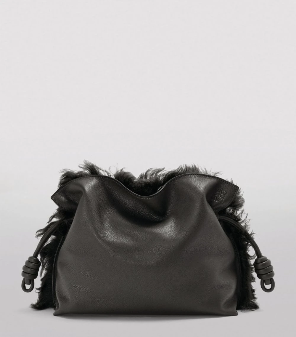 LOEWE Medium Flamenco Clutch Bag Black Clutch Bags 5 LOEWE Medium Flamenco Clutch Bag Black Clutch Bags - Image 3