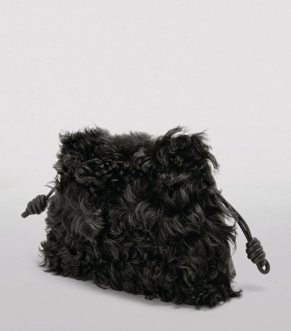 LOEWE Medium Flamenco Clutch Bag Black Clutch Bags 7 LOEWE Medium Flamenco Clutch Bag Black Clutch Bags - Image 5