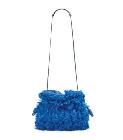 LOEWE Medium Flamenco Clutch Bag ROYAL BLUE Clutch Bags